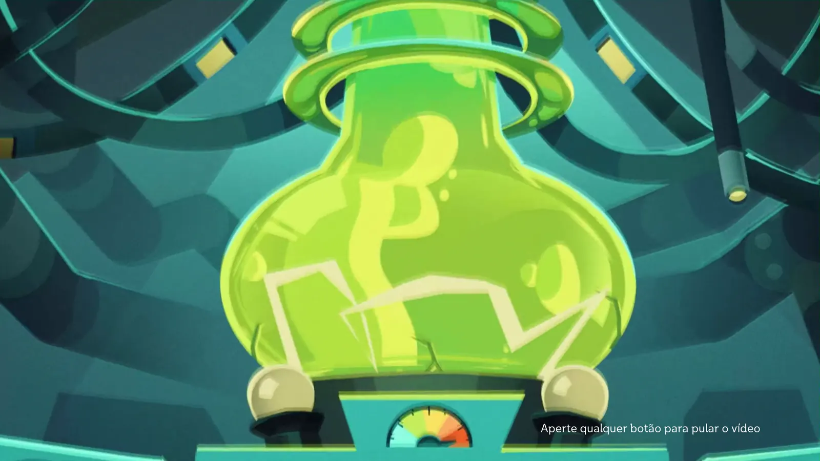 Frasco de energia da máquina do tempo