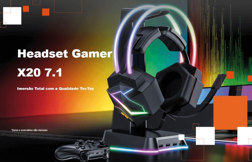 Tec Toy anuncia novos periféricos gamer com microfone de mesa e headset com som surround 7.1 - Image 1