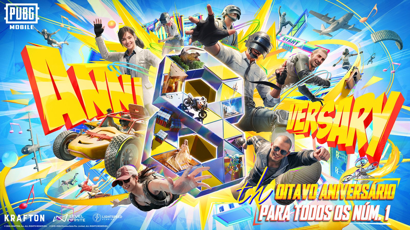 PUBG MOBILE celebra 8 anos com Jujutsu Kaisen, novo modo Universo em Evolução e grandes novidades na Atualização 4.3 - Image 1