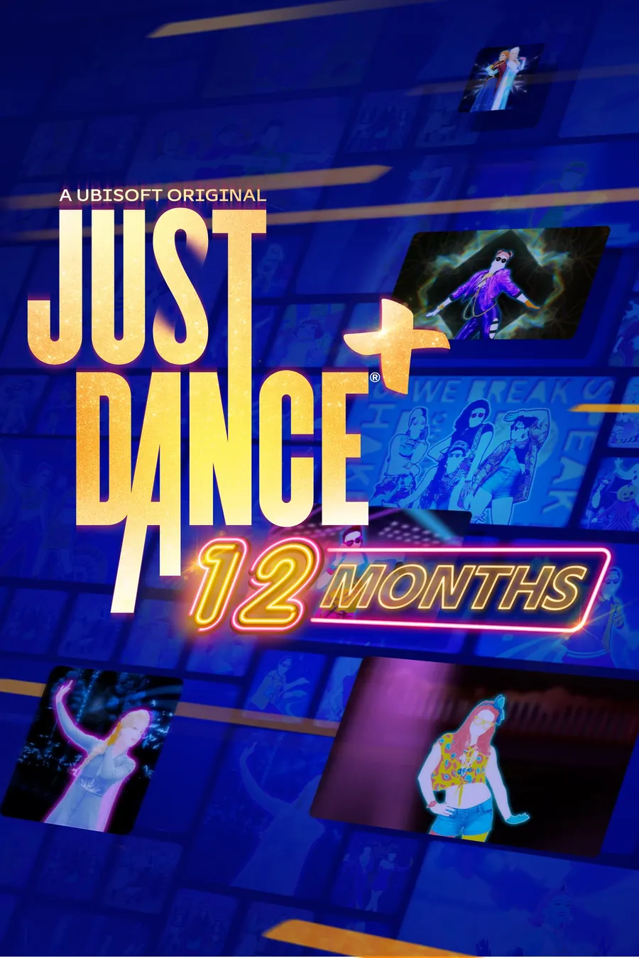Arte do Just Dance+ 12 meses